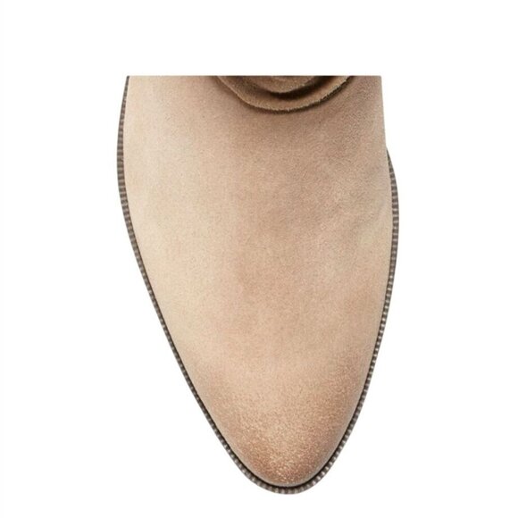 COLE HAAN / Mapl WRE / Water Resistant / Suede / Booties / With Side Zipper & St - Picture 5 of 9